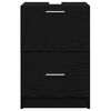 vidaXL Bathroom Cabinet Black Oak 40 x 37 x 59 cm Engineered wood