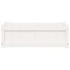 vidaXL Garden Planter White 90x31x31 cm Solid Wood Pine