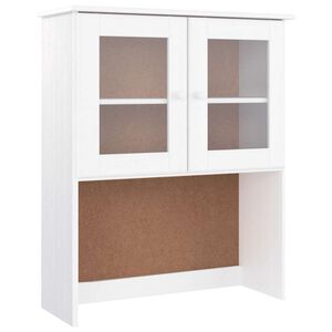 vidaXL Dresser Top "ALTA" White 77x30x92 cm Solid Wood Pine