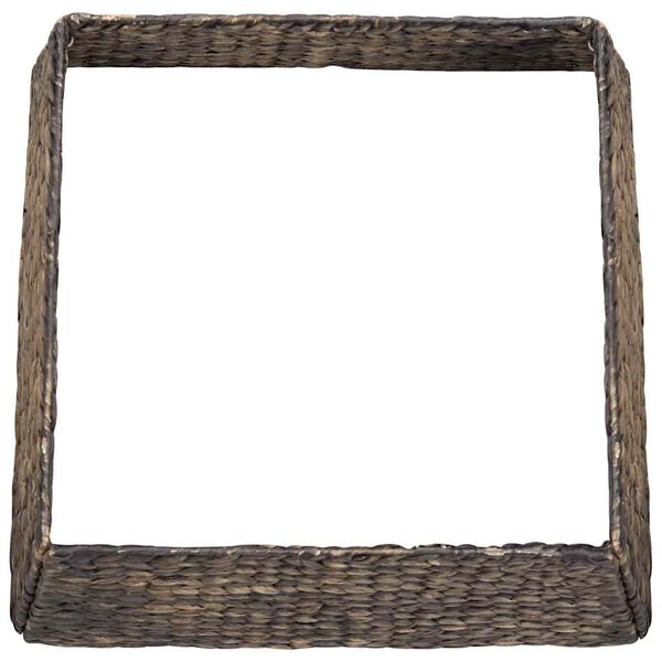 vidaXL Christmas Tree Collar Black 70 x 70 x 28 cm Water Hyacinth