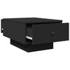 vidaXL Coffee Table Black 60x45x31 cm Engineered Wood