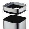 EKO Open Top Waste Bin Laguna 35 L Matte Silver