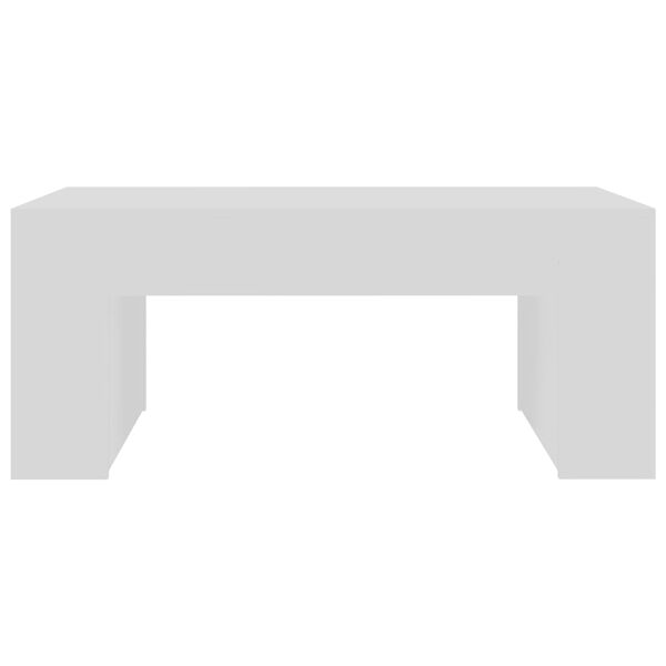 vidaXL Coffee Table White 100x60x42 cm Engineered Wood