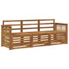 vidaXL Sofa Sets 3 pcs Solid Acacia Wood