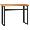 vidaXL Desk 100x45x75 cm Solid Teak Wood