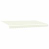 vidaXL Retractable Awning Cream 400 x 200 cm Polyester and Aluminium
