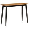 vidaXL Console Table 110x40x76 cm Solid Wood Mango and Iron