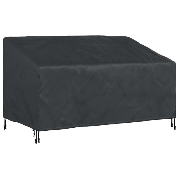 vidaXL Garden Bench Cover Black 160 x 100 x 61 / 89 cm 420D fabric
