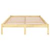 vidaXL Bed Frame without Mattress Solid Wood 160x200 cm