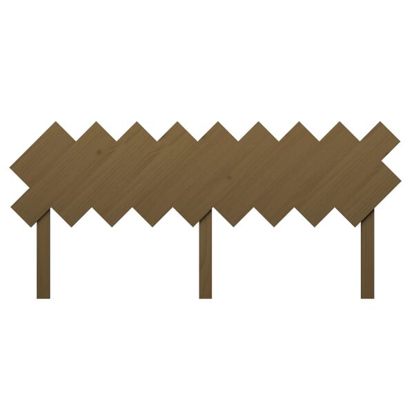 vidaXL Bed Headboard Honey Brown 178x3x80.5 cm Solid Wood Pine