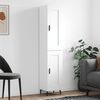 vidaXL Highboard White 34,5x34x180 cm Engineered Wood