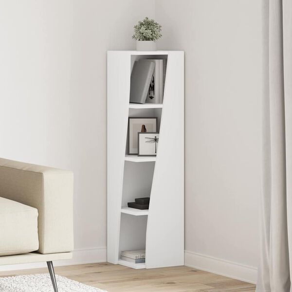 vidaXL Corner Cabinet 27.5x27x102cm Engineered Wood