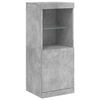 vidaXL Sideboards with LED Lights 3 pcs Concrete Grey Engineered Wood