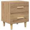 vidaXL Bed Cabinet 2 pcs Artisan Oak 40 x 35 x 47.5cm Engineered Wood
