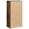 vidaXL Bookcase Smoked Oak 40x24x77 cm Engineered Wood
