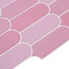 vidaXL Decorative Stickers 10 pcs Pink 30 x 30 x 0.8 cm