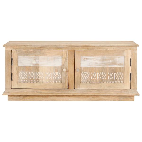 vidaXL Coffee Table 90x49x37 cm Solid Mango Wood