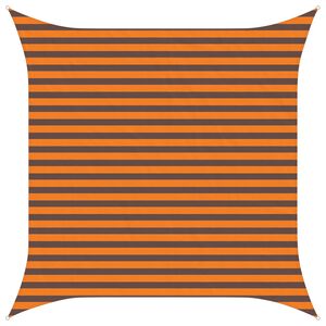 vidaXL Outdoor Sun Shade Sail Orange and Brown 3 x 3 m