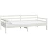 vidaXL Day Bed without Mattress White Solid Wood Pine 90x200cm