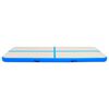 vidaXL Inflatable Gymnastics Mat with Pump 500x100x15 cm PVC Blue