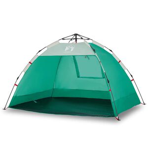 vidaXL Beach Tent 2-Person Sea Green Quick Release Waterproof