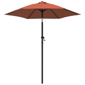 vidaXL Parasol Terracotta 200x224 cm Aluminium