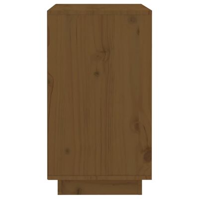 vidaXL Wine Cabinet Honey Brown 55.5x34x61 cm Solid Wood Pine