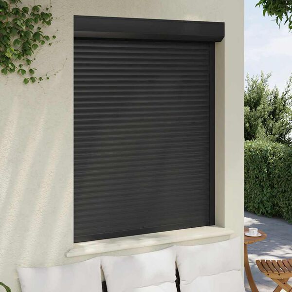 vidaXL Roller Shutter Aluminium 120x150 cm Anthracite