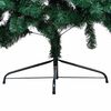 vidaXL Artificial Half Pre-lit Christmas Tree with Ball Set Green 150 cm
