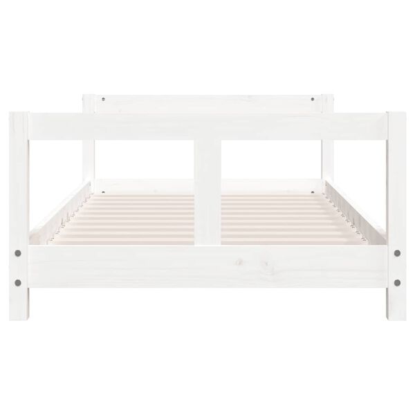 vidaXL Kids Bed Frame White 80x160 cm Solid Wood Pine