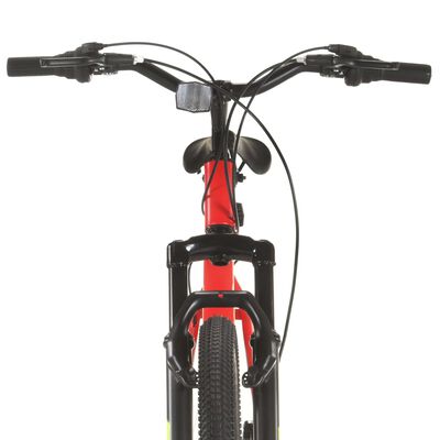 vidaXL Mountain Bike 21 Speed 27.5 inch Wheel 42 cm Red