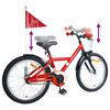 vidaXL Kids Bike 18'' for 5-7 Years Old Red