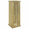 vidaXL Planter Boxes Brown 33 x 33 x 85 cm Impregnated Pine Wood