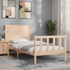 vidaXL Bed Frame without Mattress Single Solid Wood Pine