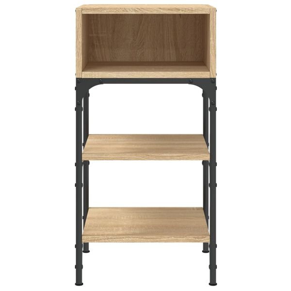 vidaXL Bedside Table Sonoma Oak 35x34.5x70 cm Engineered Wood