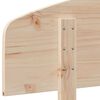 vidaXL Headboard 120 cm Solid Wood Pine