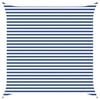 vidaXL Sun Shade Sail Blue and White 4 x 4 m 100% Polyester Oxford