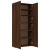 vidaXL Shoe Cabinet Brown Oak 80x35.5x180 cm Engineered Wood