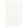 vidaXL Wall Headboard White 82.5x3x110 cm Solid Wood Pine