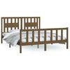 vidaXL Bed Frame without Mattress Honey Brown Solid Wood Pine 160x200 cm