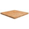 vidaXL Square Table Top Light Brown 70x70x4cm Treated Solid Wood Oak