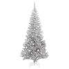 vidaXL Christmas Tree with 300 LEDs with Stand Silver 240 cm PET