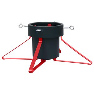 vidaXL Christmas Tree Stand Green and Red 46x46x19 cm
