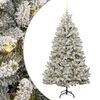 vidaXL Artificial Christmas Tree 180 cm 300 LEDs Warm White