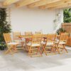 vidaXL Folding Chair 8 pcs White 49 x 57.5 x 92cm Solid Acacia wood