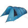vidaXL Tunnel Tent with Roof Blue and Grey 890 x 470 x 220 cm