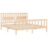 vidaXL Bed Frame without Mattress Super King Size Solid Wood Pine