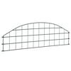 vidaXL Arched Garden Fence Set 77.3x26 cm Green