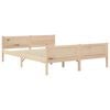 vidaXL Bed Frame without Mattress Solid Pinewood 140x200 cm