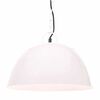 vidaXL Hanging Lamp | White | Iron | 41 cm diameter | Industrial | Hanging Lamp